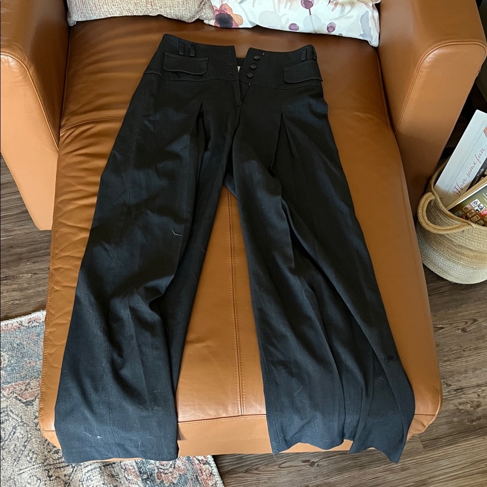 Wide Leg Black Pants